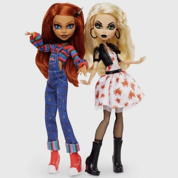 Mattel Monster High Skullector Chucky and Tiffany Doll (2-Pack) In Hands - Picture 3 of 9